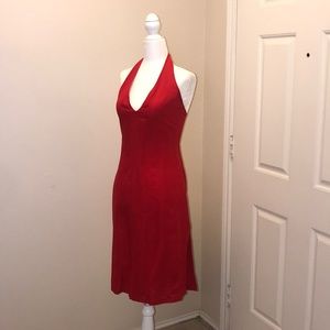 Armani Jeans linen halter dress